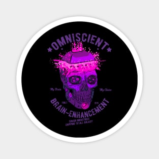 Omniscient Cyberpunk Skull Magnet